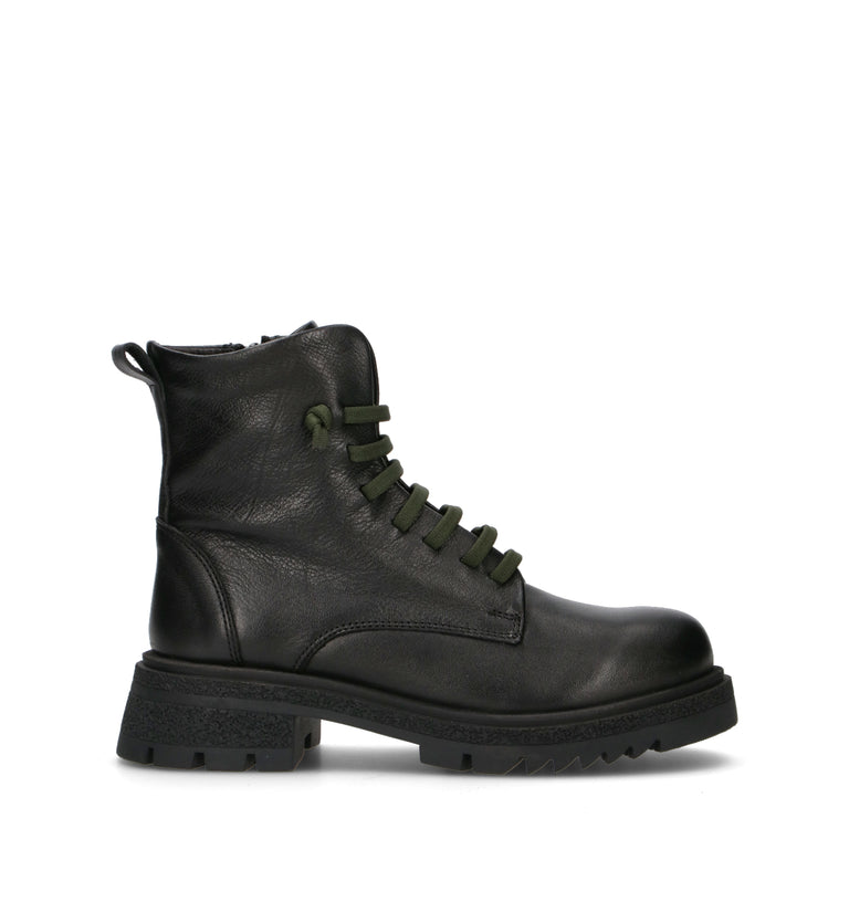BUENO Anfibio donna nero in pelle