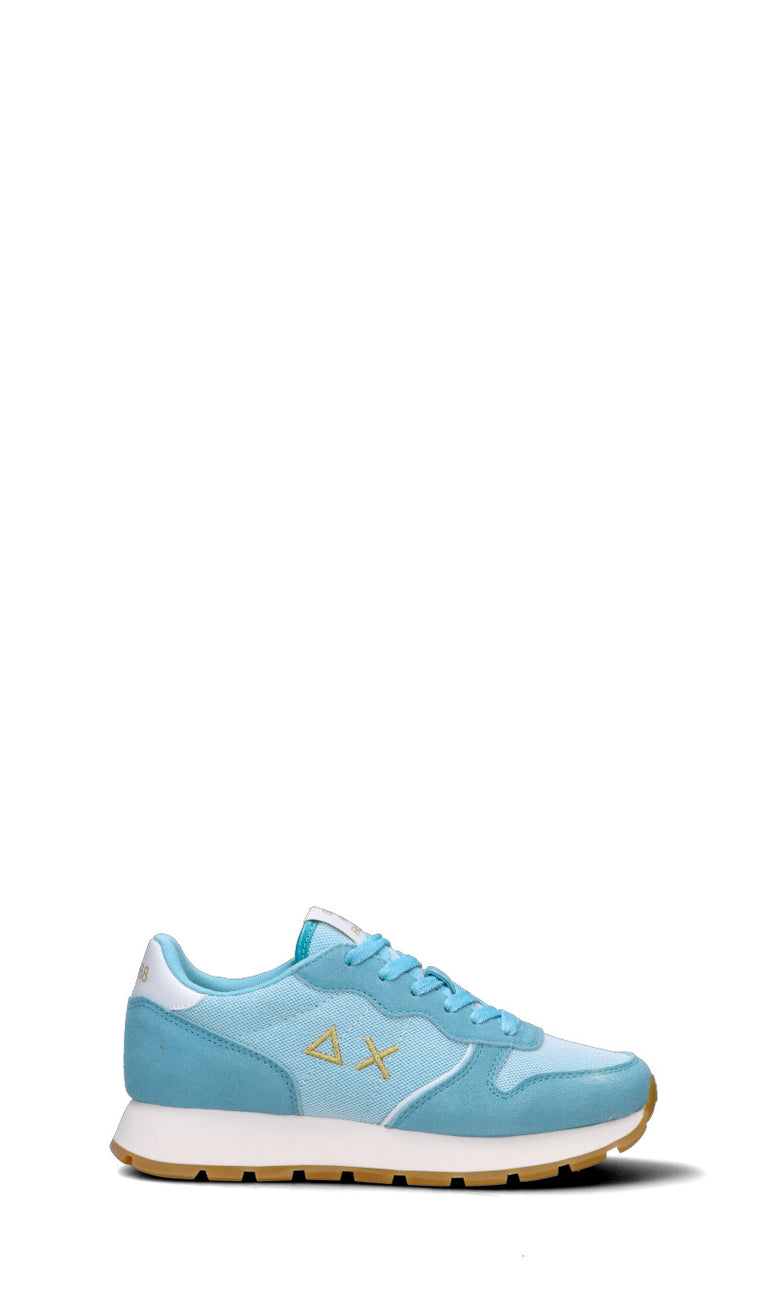 SUN68 Sneaker donna azzurra in suede