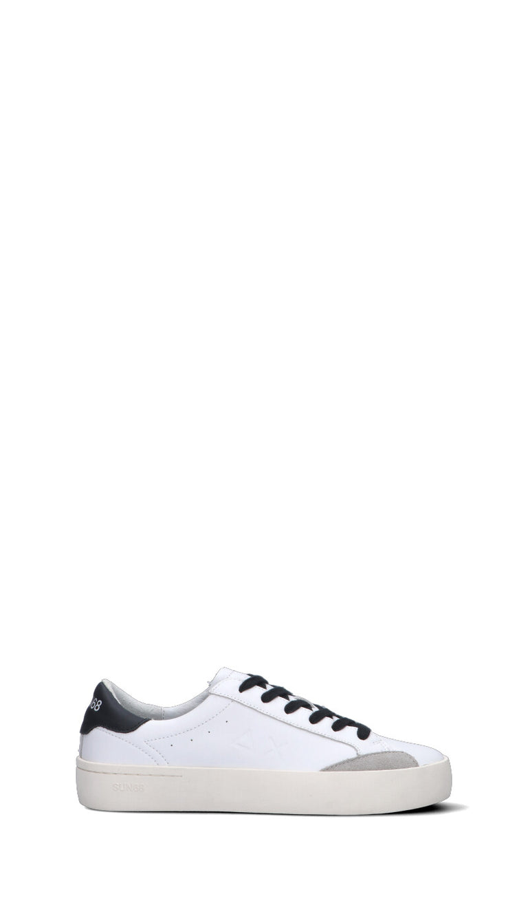 SUN68 Sneaker uomo bianca in pelle