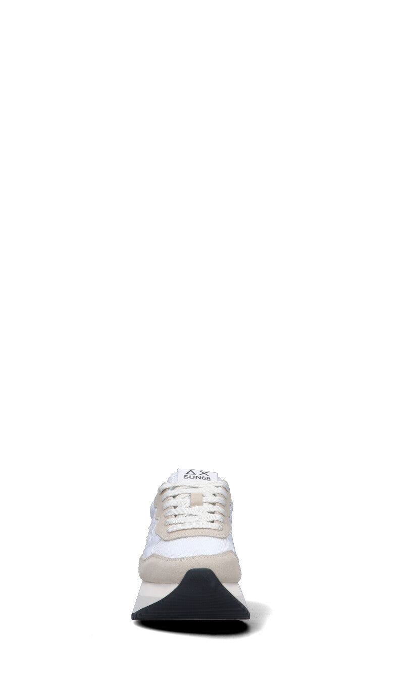 SUN68 Sneaker donna bianca/beige