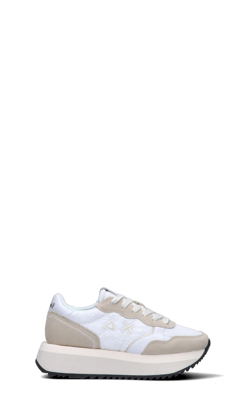 SUN68 Sneaker donna bianca/beige
