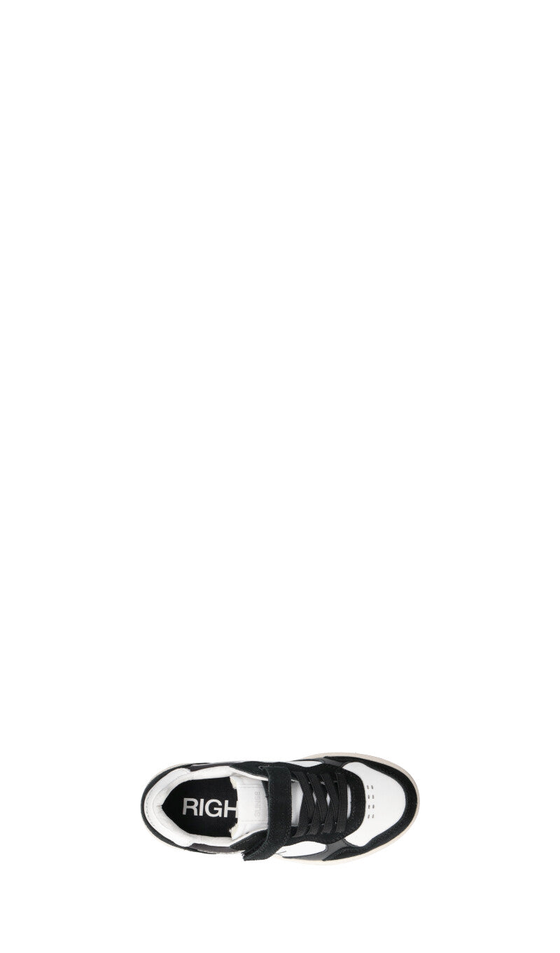 SUN 68 Sneaker unisex bimbi bianca/nera