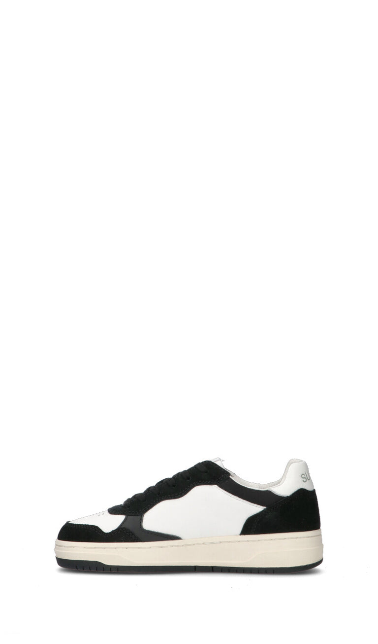 SUN68 Sneaker unisex ragazzi bianca/nera