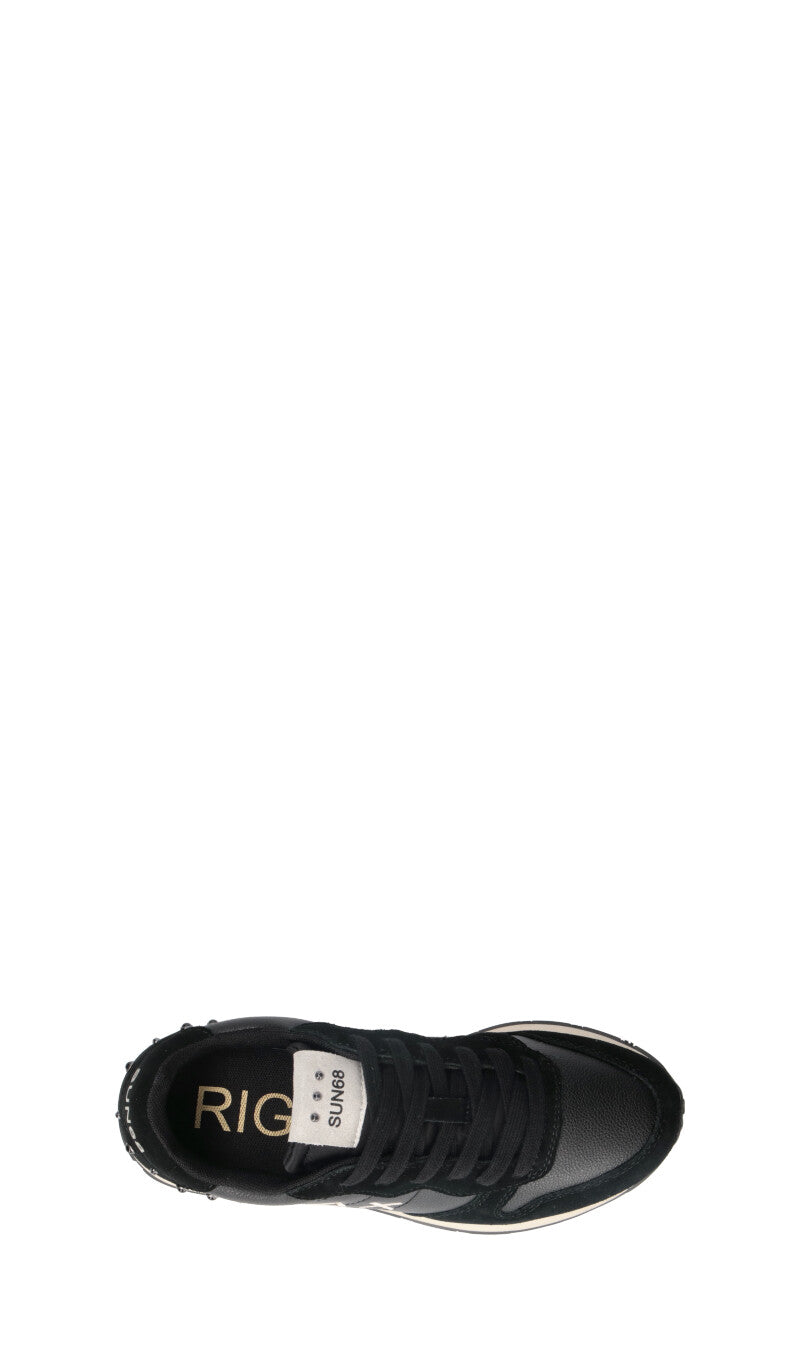 SUN68 Sneaker donna nera in suede