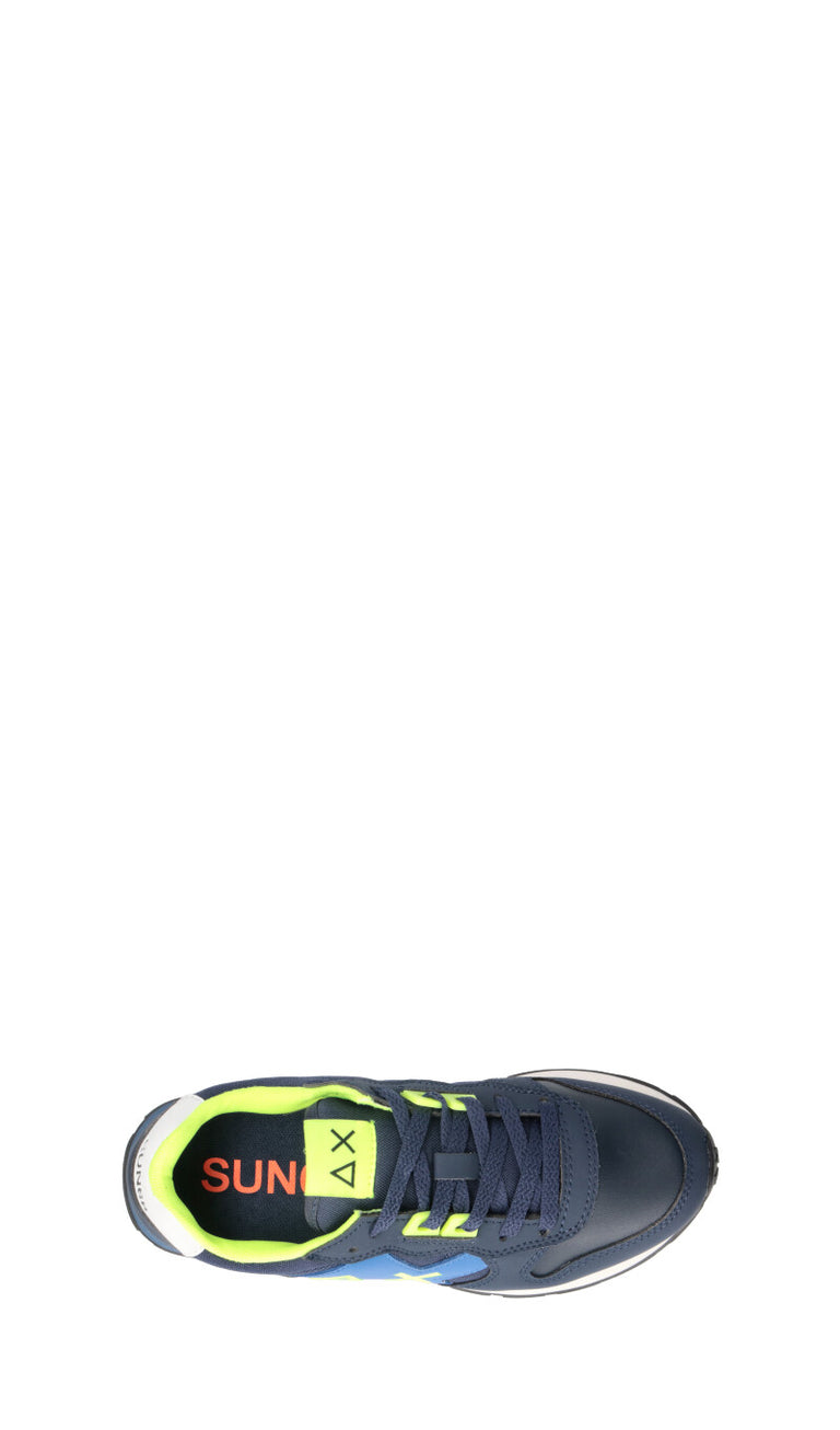 SUN68 Sneaker ragazzo blu in suede