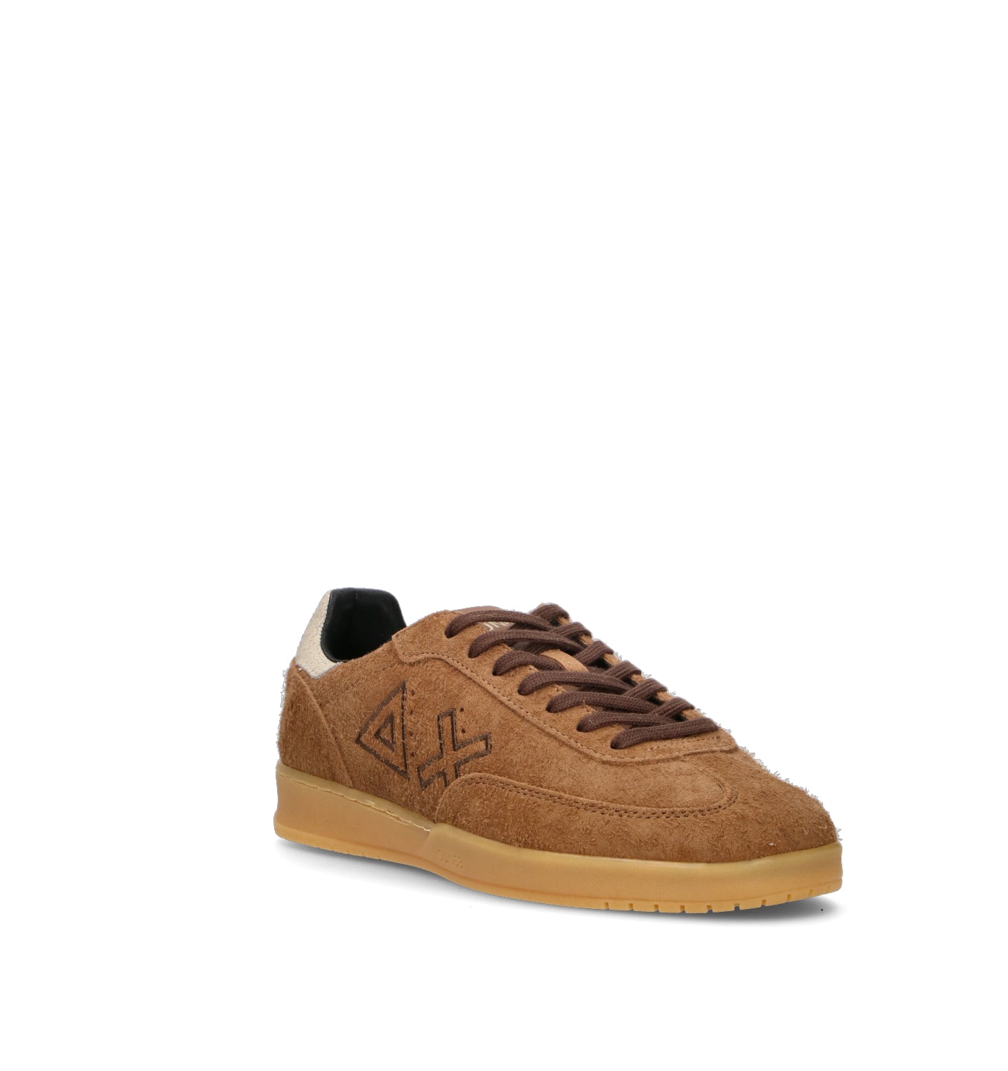 SUN68 Sneaker uomo cognac in suede