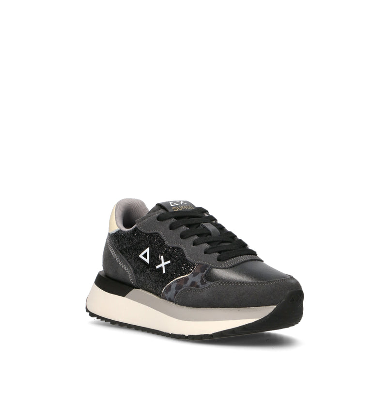 SUN68 Sneaker donna nera