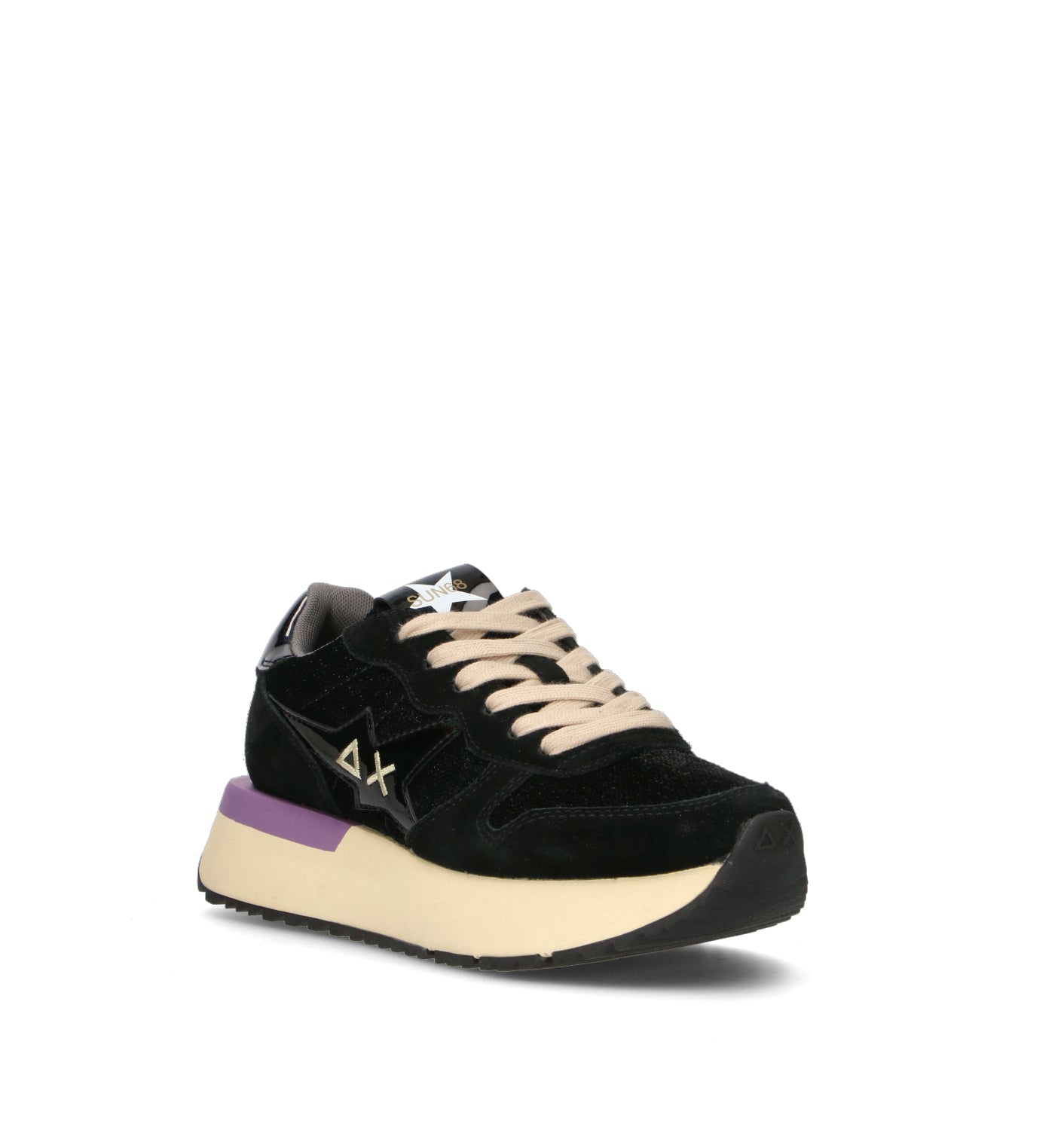 SUN68 Sneaker donna nera