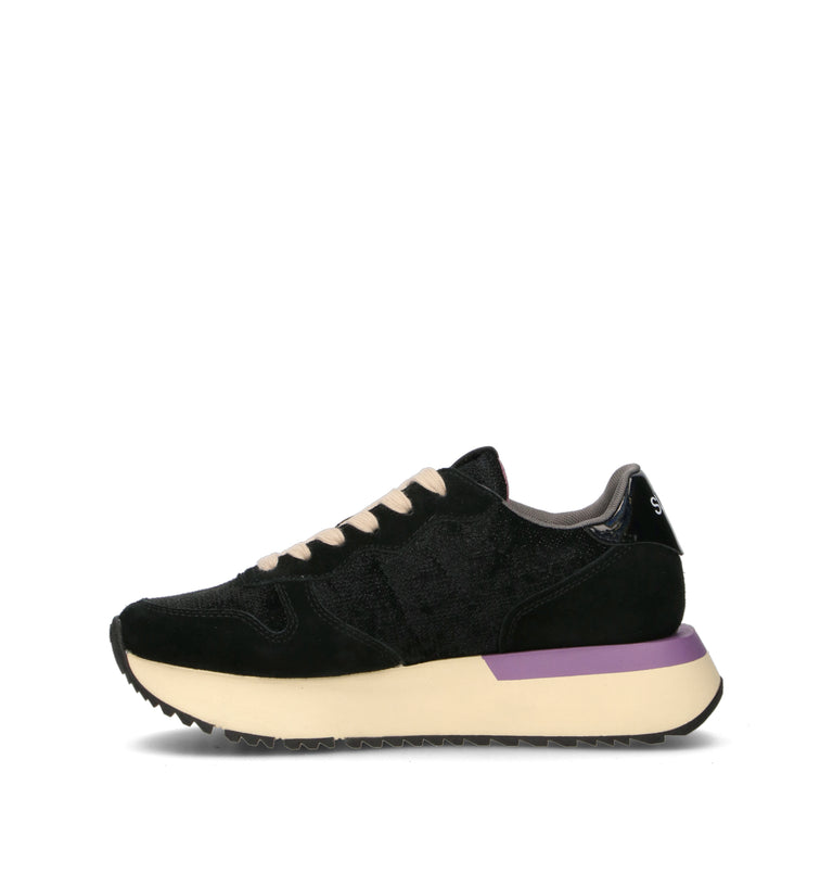 SUN68 Sneaker donna nera