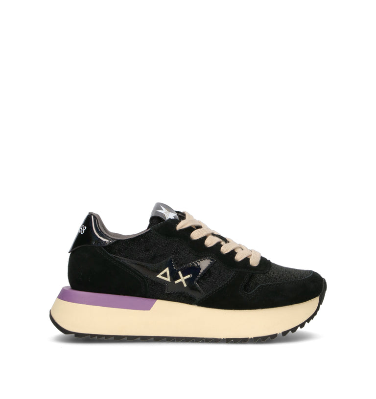 SUN68 Sneaker donna nera