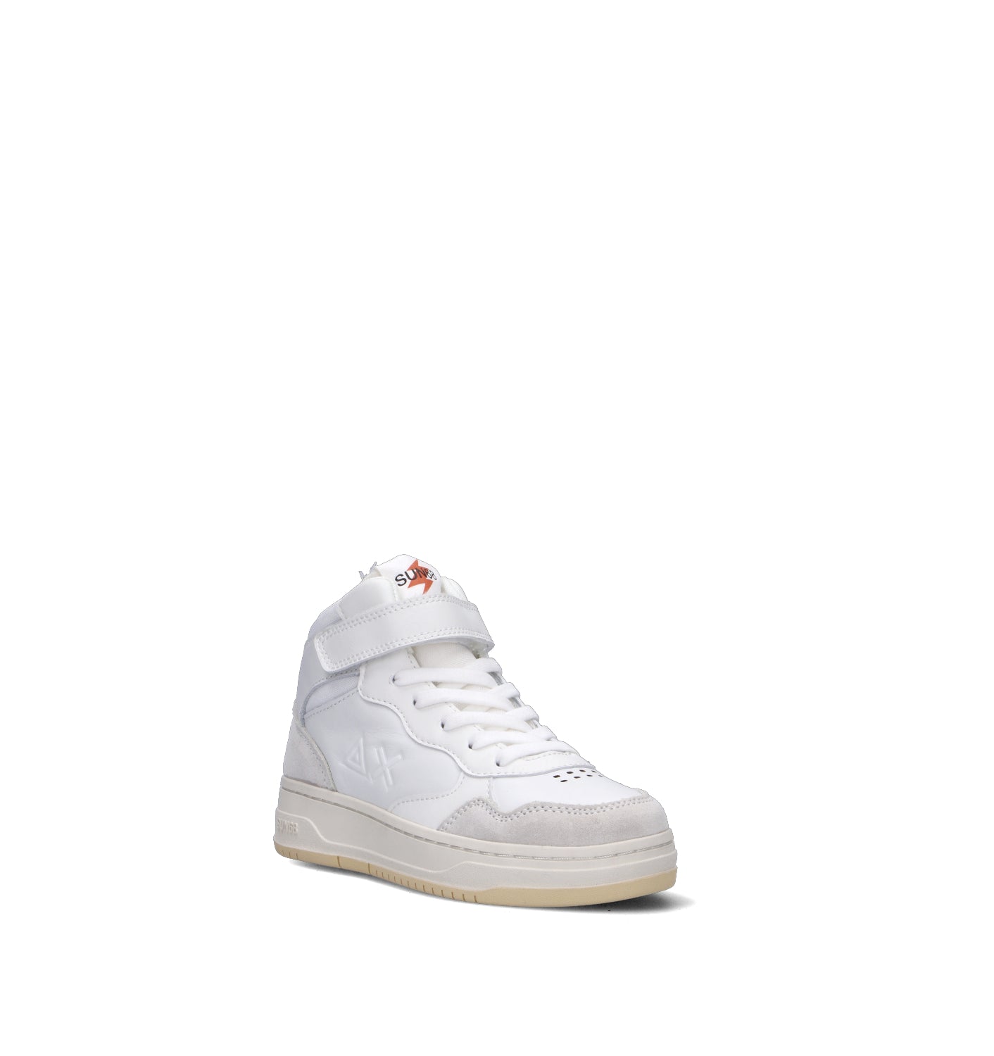 SUN68 Sneaker bimbi bianca