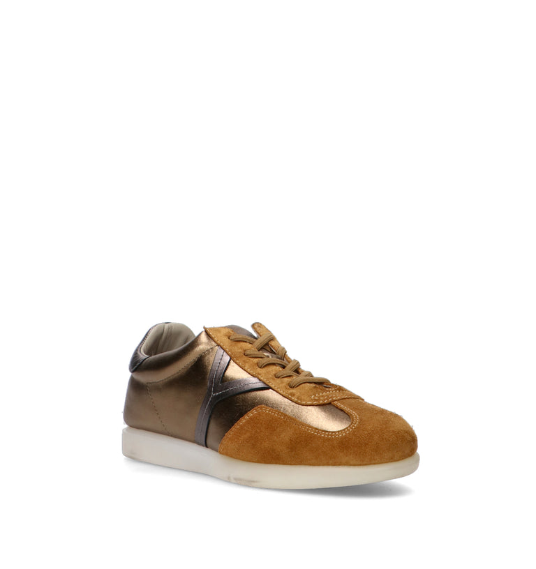 SAYDO Scarpa comfort donna oro in pelle