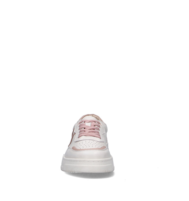 WAVE Sneaker donna bianca/rosa in pelle