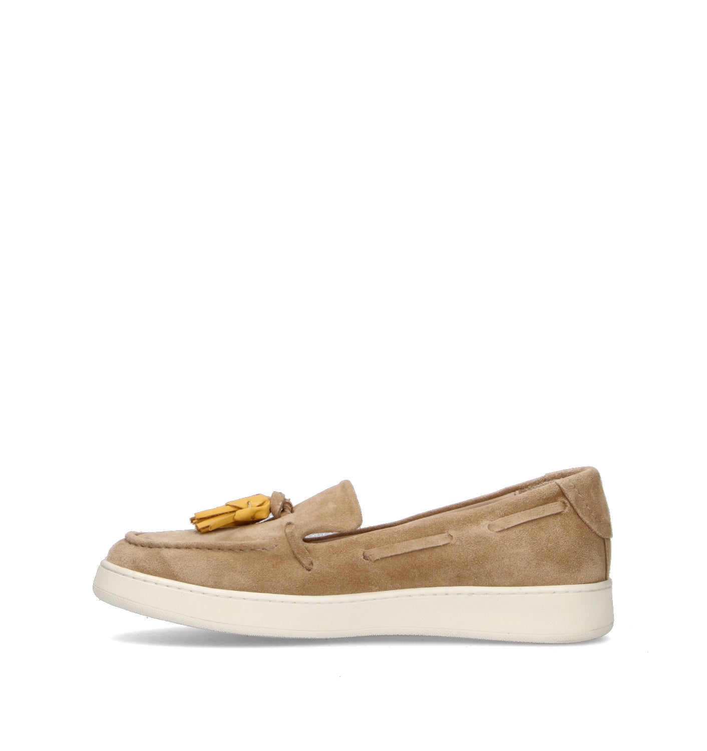 WAVE Mocassino donna cammello in suede