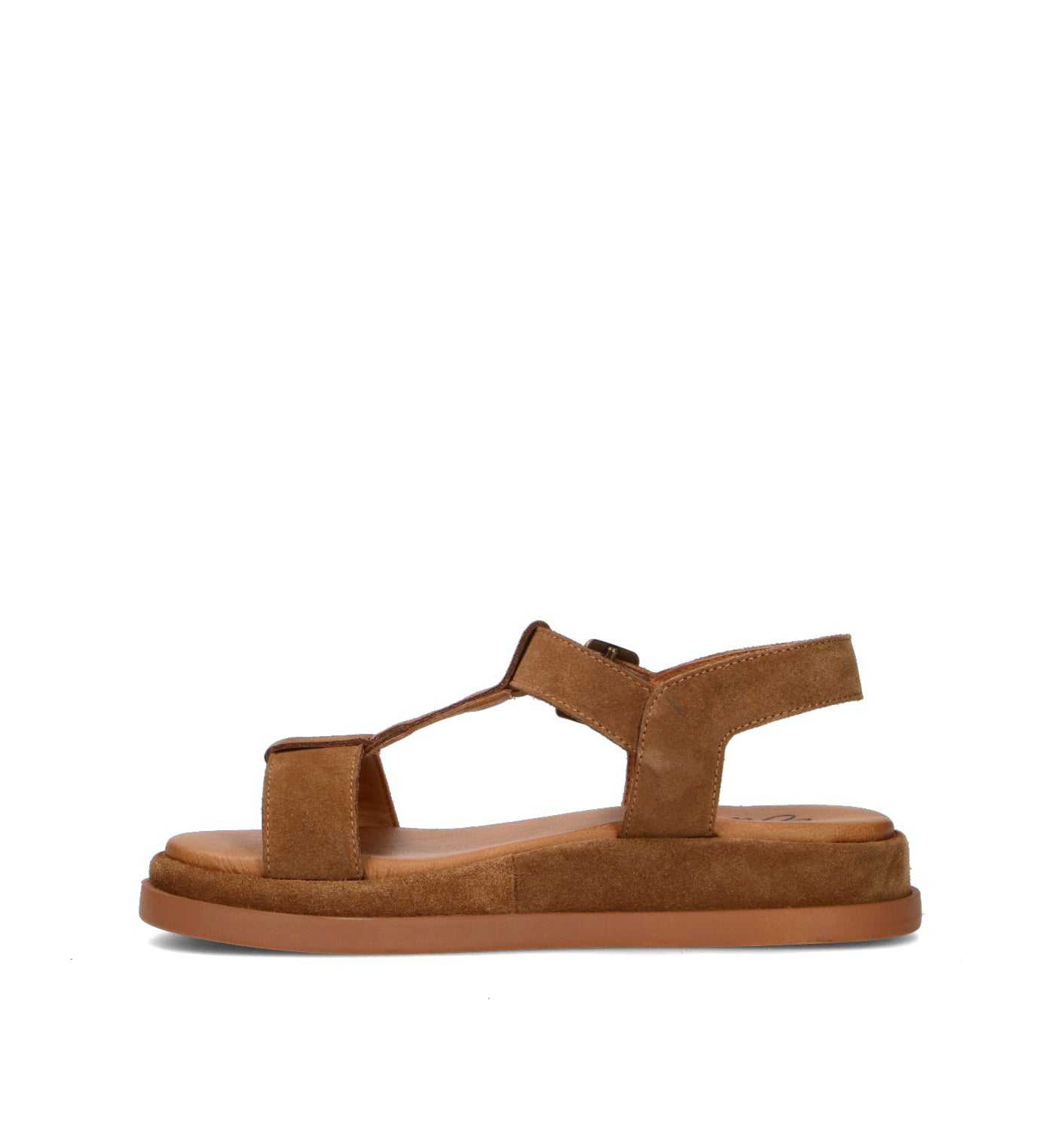 WAVE Sandalo donna marrone in suede