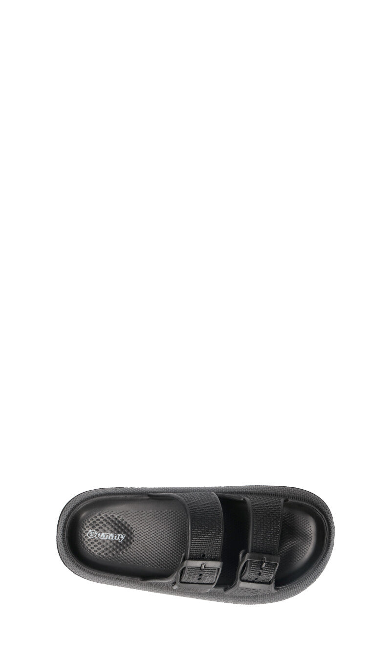 GUMMY Ciabatta donna nera